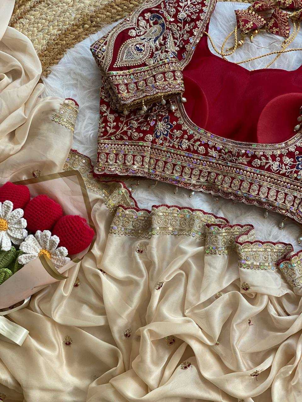 Rangoli Silk Peacock Designer Embroidered Sarees