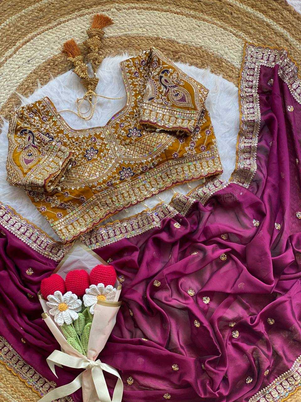 Rangoli Silk Peacock Designer Embroidered Sarees