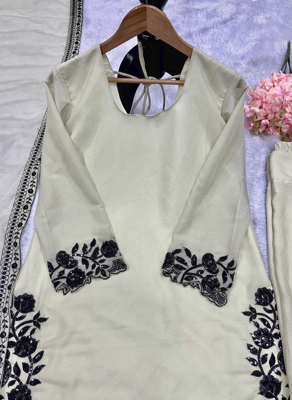 Georgette Embroidered Suit UNV-ST-045