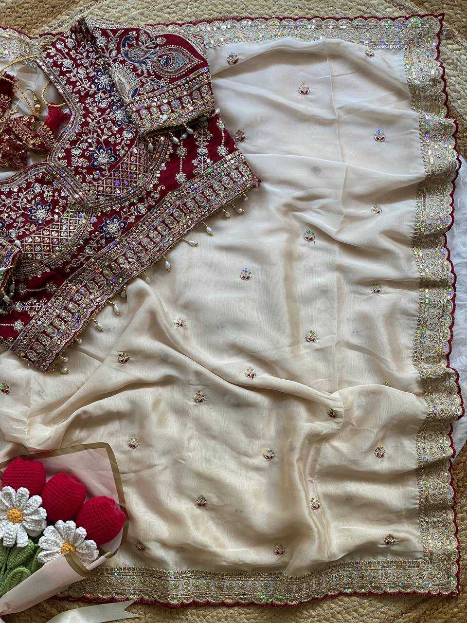 Rangoli Silk Peacock Designer Embroidered Sarees