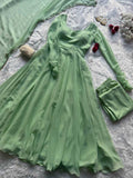 Georgette Embroidered Anarkali Suit UNV-ST-026