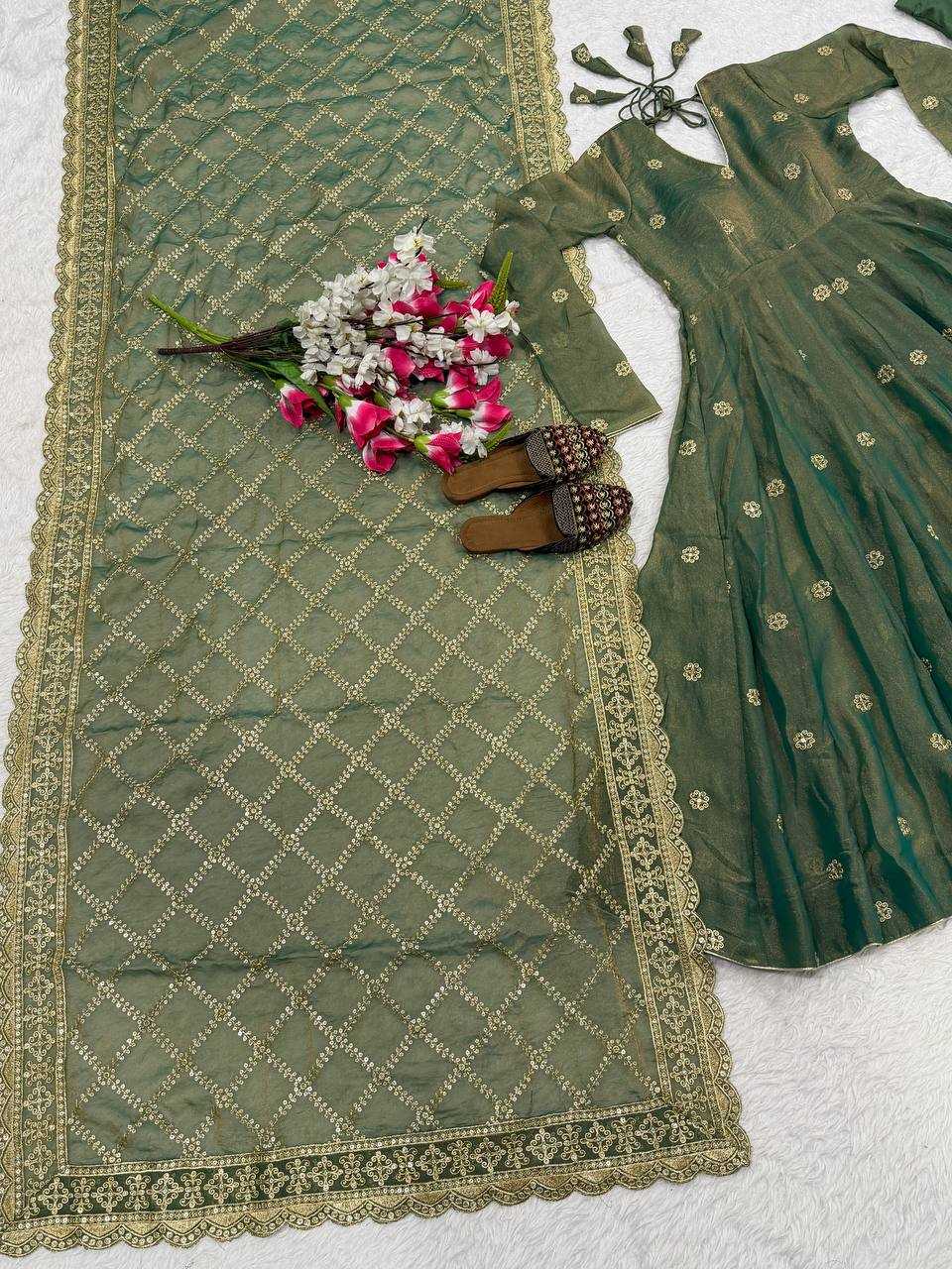 Fendy Embroidered Anarkali Suit UNV-ST-022
