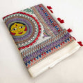 Madhubani Printed Cotton Saree-UNV-SR-006