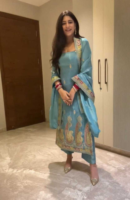 Chinon Designer Embroidered Suit UNV-ST-042