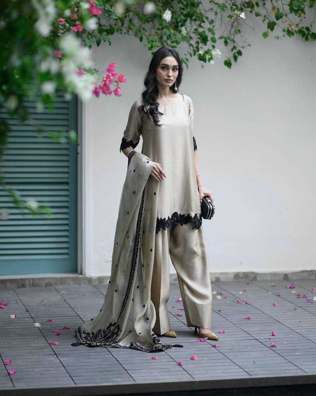 Georgette Embroidered Suit UNV-ST-045