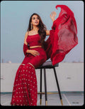 Georgette Zari Sharara Salwar Suit UNV-ST-041