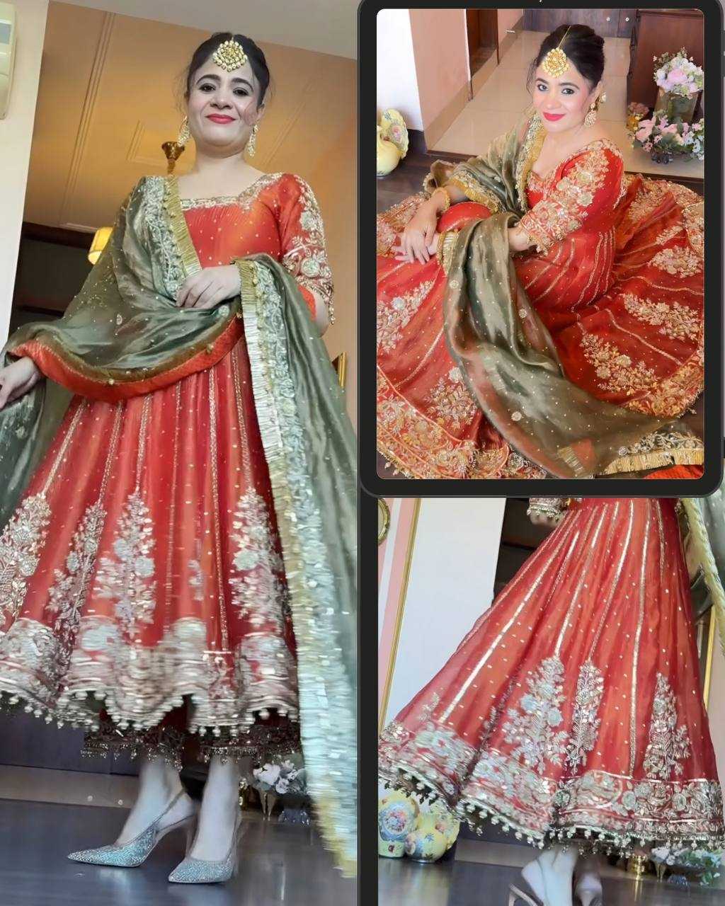 Embroidery Anarkali Gown
