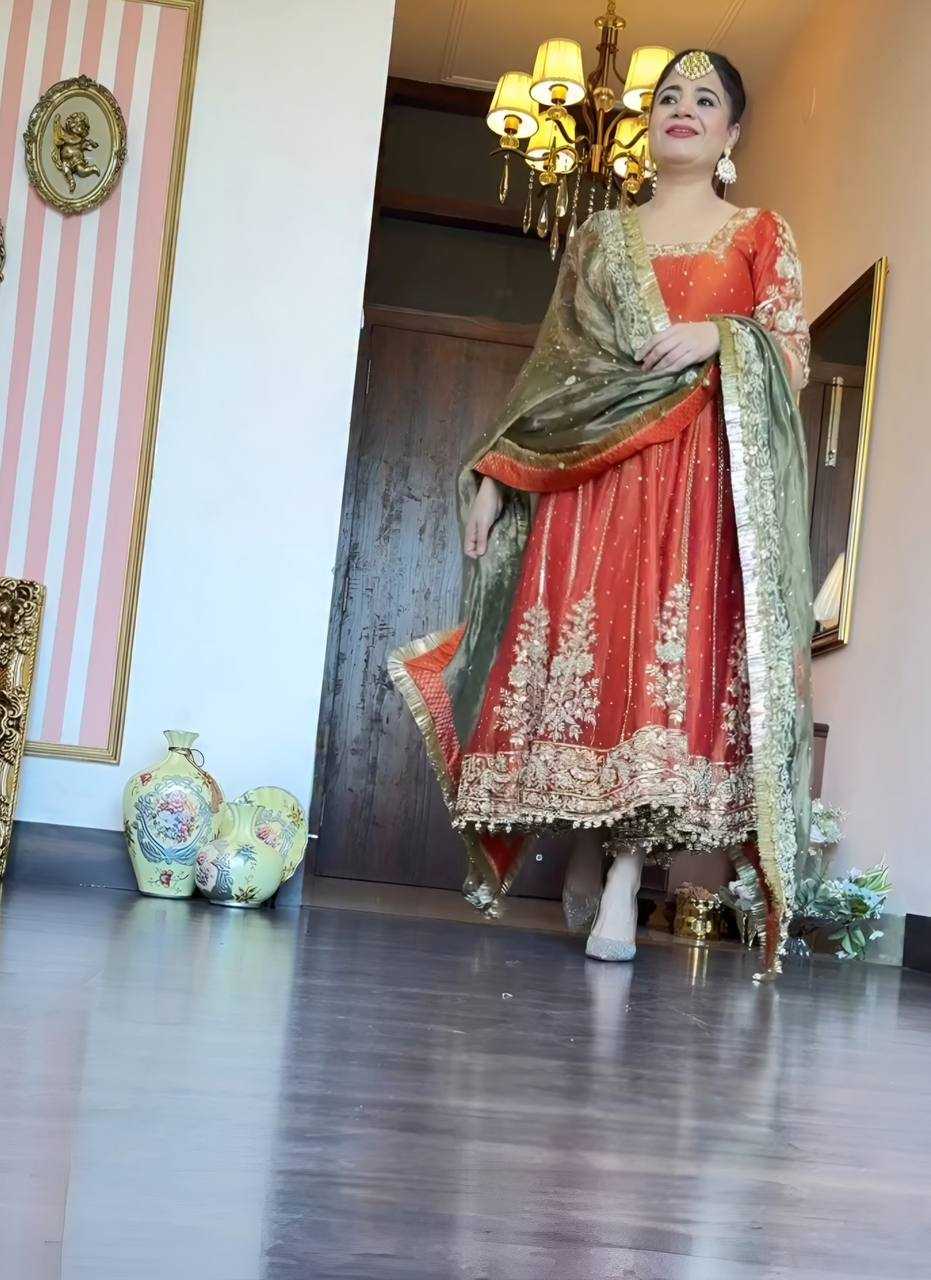 Embroidery Anarkali Gown