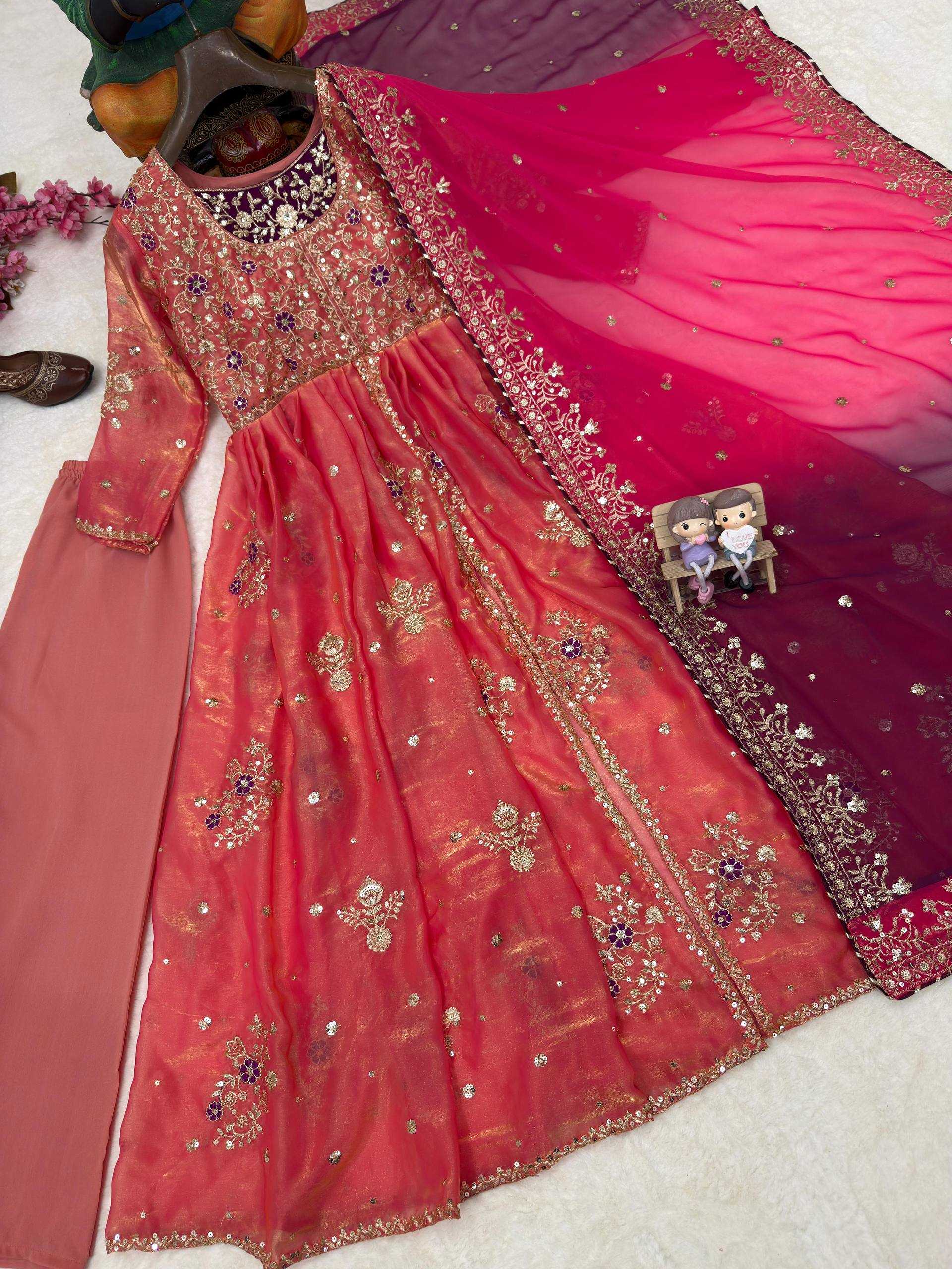Anarkali Embroidery Gown UNV-GN-001