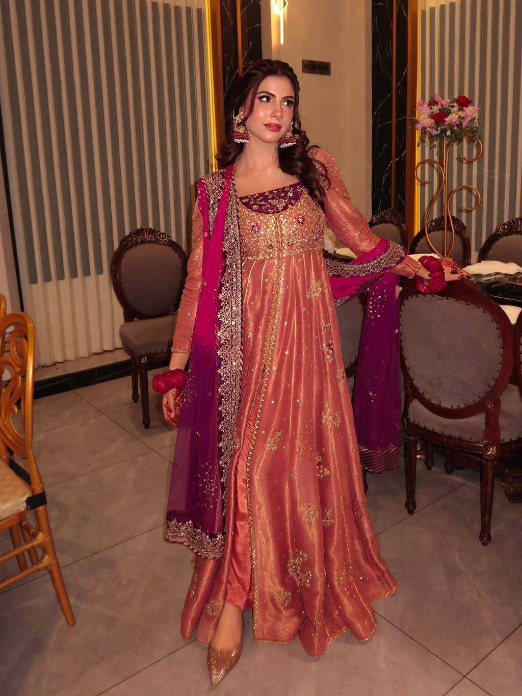 Anarkali Embroidery Gown UNV-GN-001