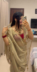 Gold Tissue Silk Saree