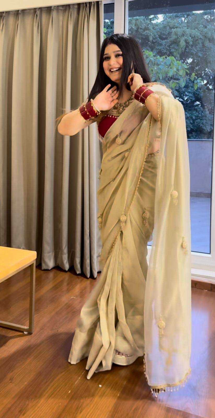 Gold Tissue Silk Saree